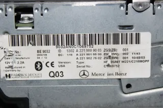 Radio Navi CD DVD Player Wechsler Navigation A2219009003 (3) Mercedes Benz W221 - Bild 7
