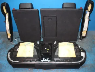 Rücksitz Leder Sitz hinten mit 2x Modul und Sitzheizung VW Passat CC 357 Bj.08 - Bild 7