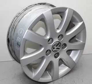 1x Alufelge 6Q0601025Q Felge 6,J x 14 ET43 LK 5x100 VW Polo IV 9N3 Bj.05 (1 - Bild 1