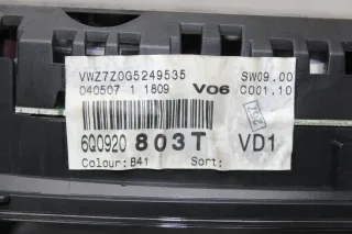 Tacho Kombiinstrument 6Q0920803T VW Cross Polo IV 9N3 1.4 Bj.07 - Bild 5