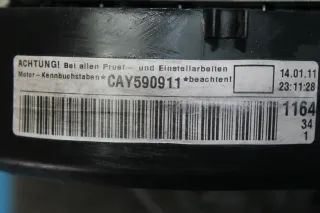 Diesel Motor 77 KW code CAY ohne Anbauteile VW Polo V 6R 1.6 TDI CAYC Bj.11 - Bild 9