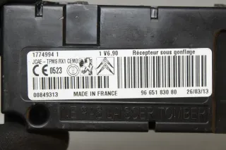 Steuergerät Reifendruck Kontrolle 9665183080 Citroen C4 II NC Bj.13 - Bild 2