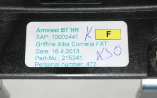 Mittelarmlehne Armlehne 10002441 Citroen C4 II NC Bj.13 - Bild 5