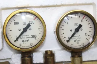 GDR DDR Gasflaschen Druckminderer Druckregler Gas Manometer Autogen Schweißen - Bild 2