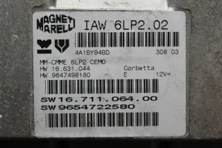 Motorsteuergerät Steuergerät 9647498180, 9654722580 Citroen C3 I 1.4 16V Bj.04 - Bild 2