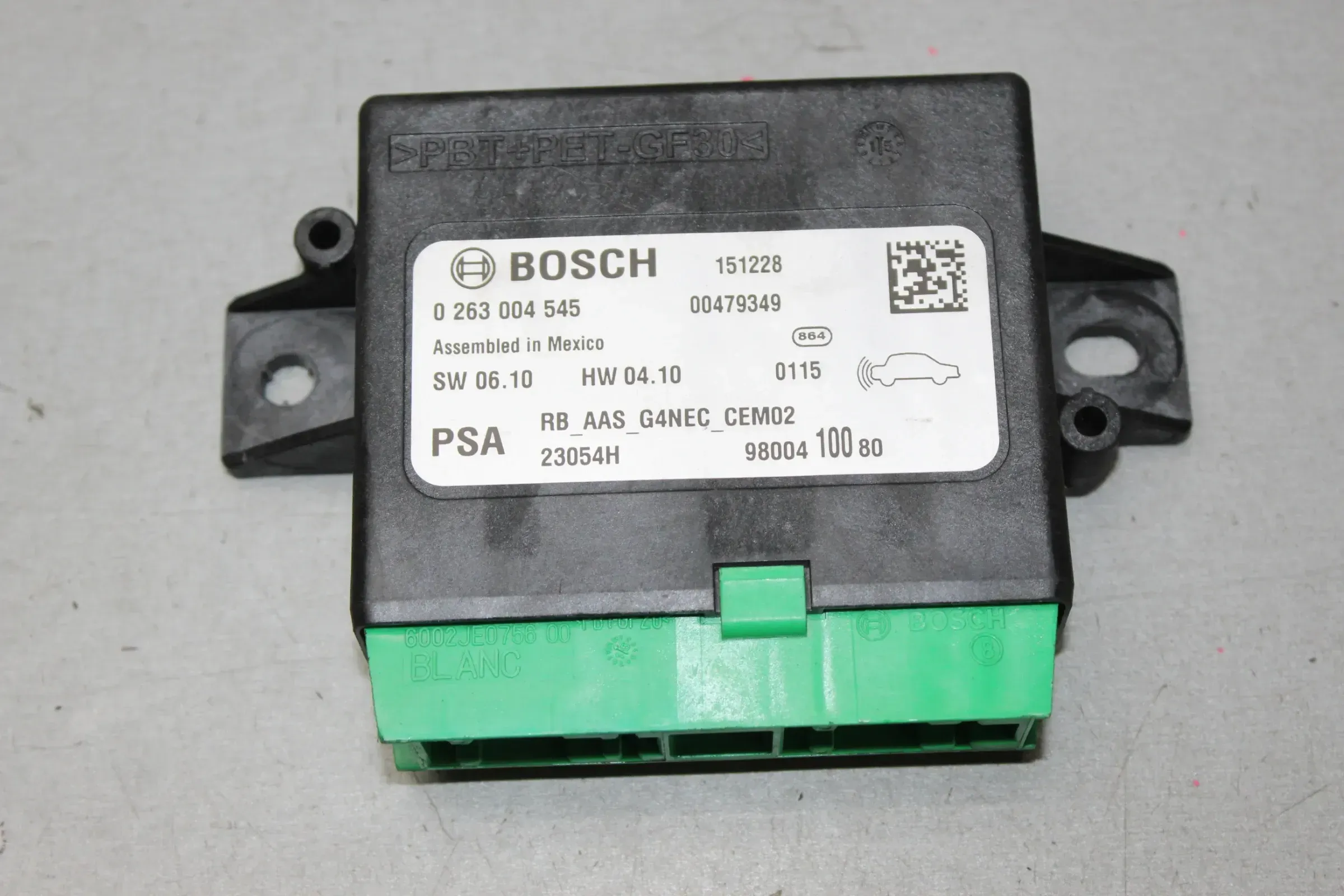 PDC Steuergerät Einparkhilfe 9800410080, 0263004545 Citroen C4 II NC Bj.16 - Bild 1