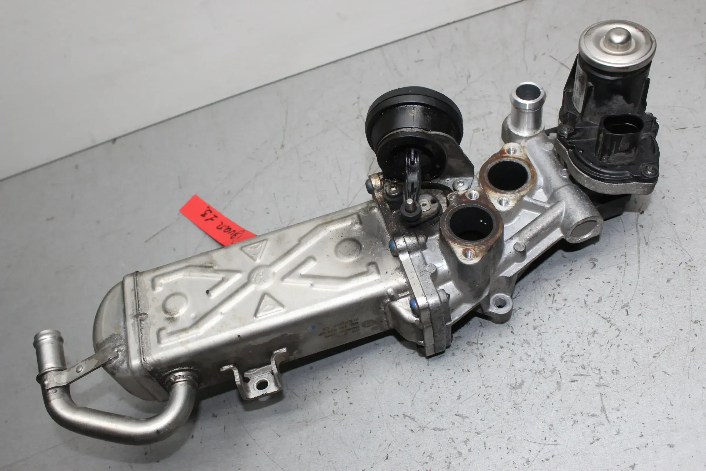 Abgaskühler AGR Ventil Kühler 03L131512CF 0280751016 VW Tiguan I 5N 2.0 TDI Bj13 - Bild 1