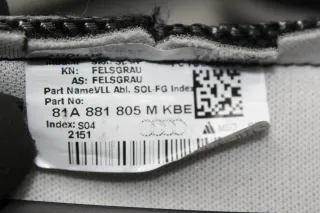 Neu Original Audi Q2 GA Sitzbezug Bezug Sitz vorne links 81A881805M KBE - Bild 9