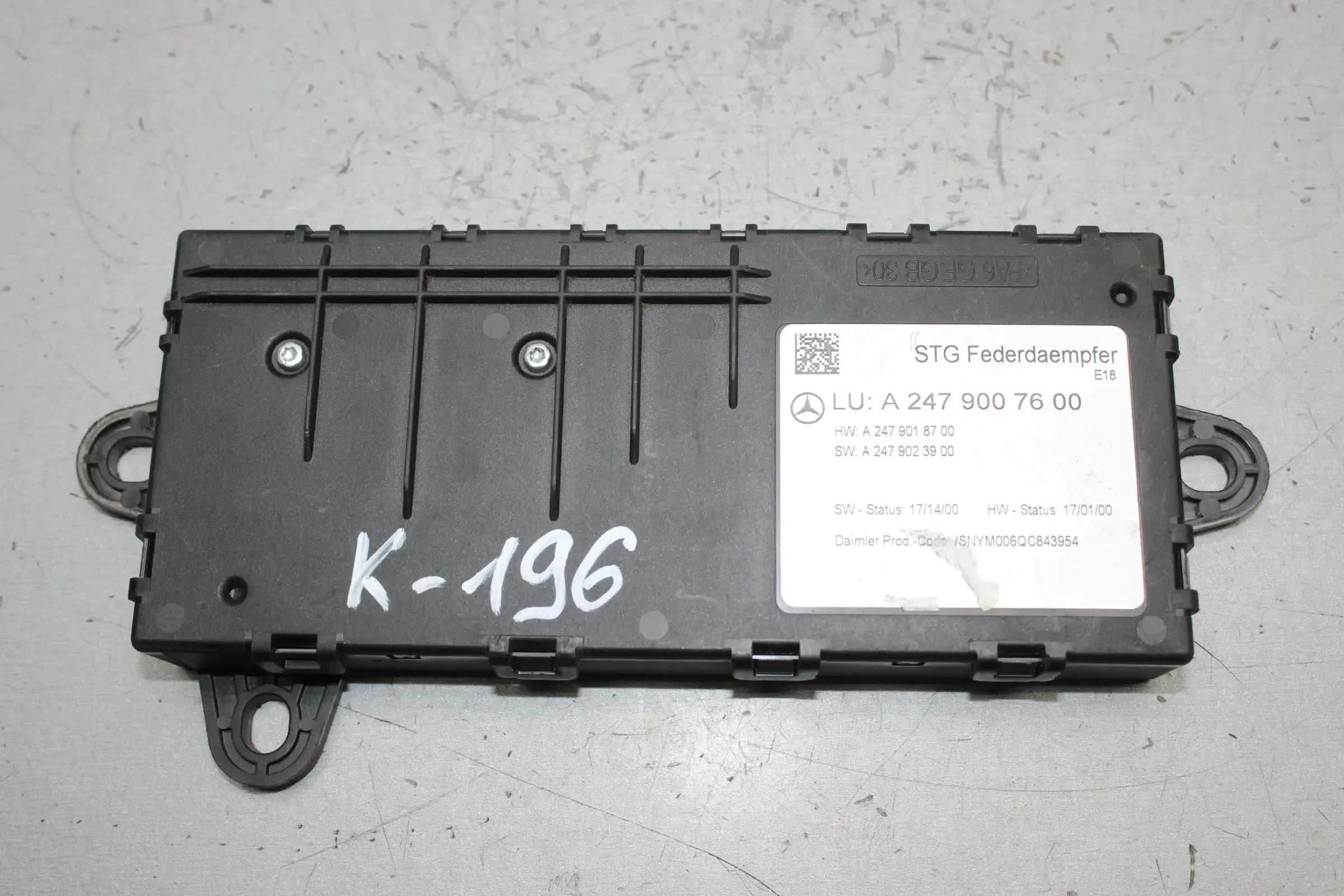 Mercedes Benz W247 Steuergerät Federdämpfer A2479007600 - Bild 1