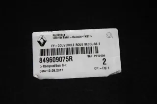 Kofferraummatte Bodenbelag Kofferraum Matte 849609075R Renault Scenic 4 IV Bj.17 - Bild 9