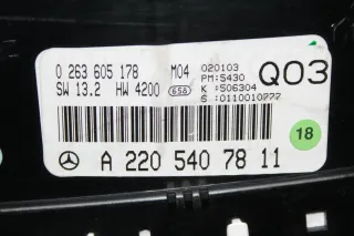 Tacho Kombiinstrument A2205407811 Mercedes Benz W220 - Bild 5