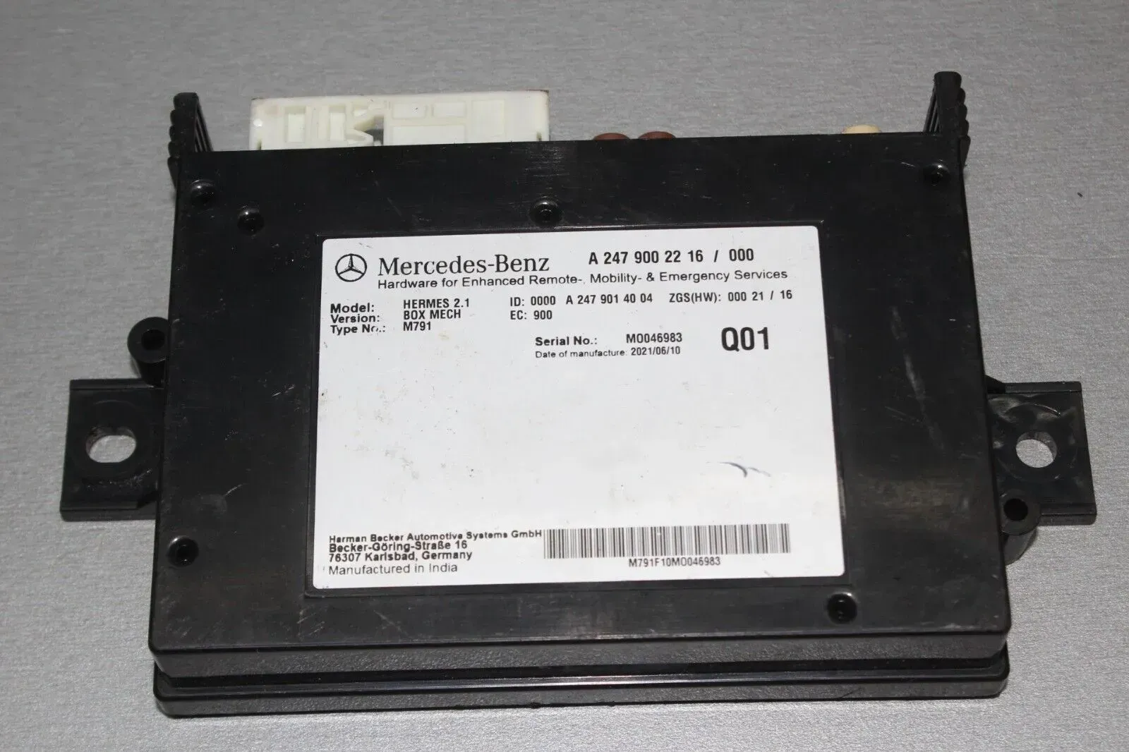 Mercedes Benz W177 W247 Steuergerät Bluetooth Modul A2479002216 A2479014004 (3) - Bild 1