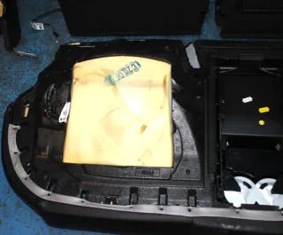 Rücksitz Leder Sitz hinten mit 2x Modul und Sitzheizung VW Passat CC 357 Bj.08 - Bild 8