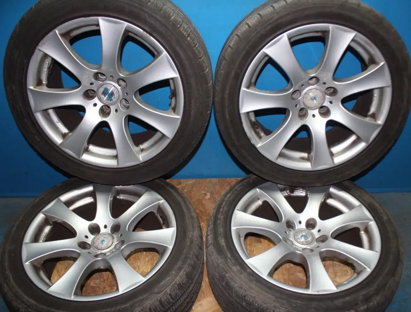 4x Alutec Felgen KBA 45860 Alufelge 8Jx17H2 ET20 LK 5x120 BMW 3er 5er 7er X1 X3 - Bild 1