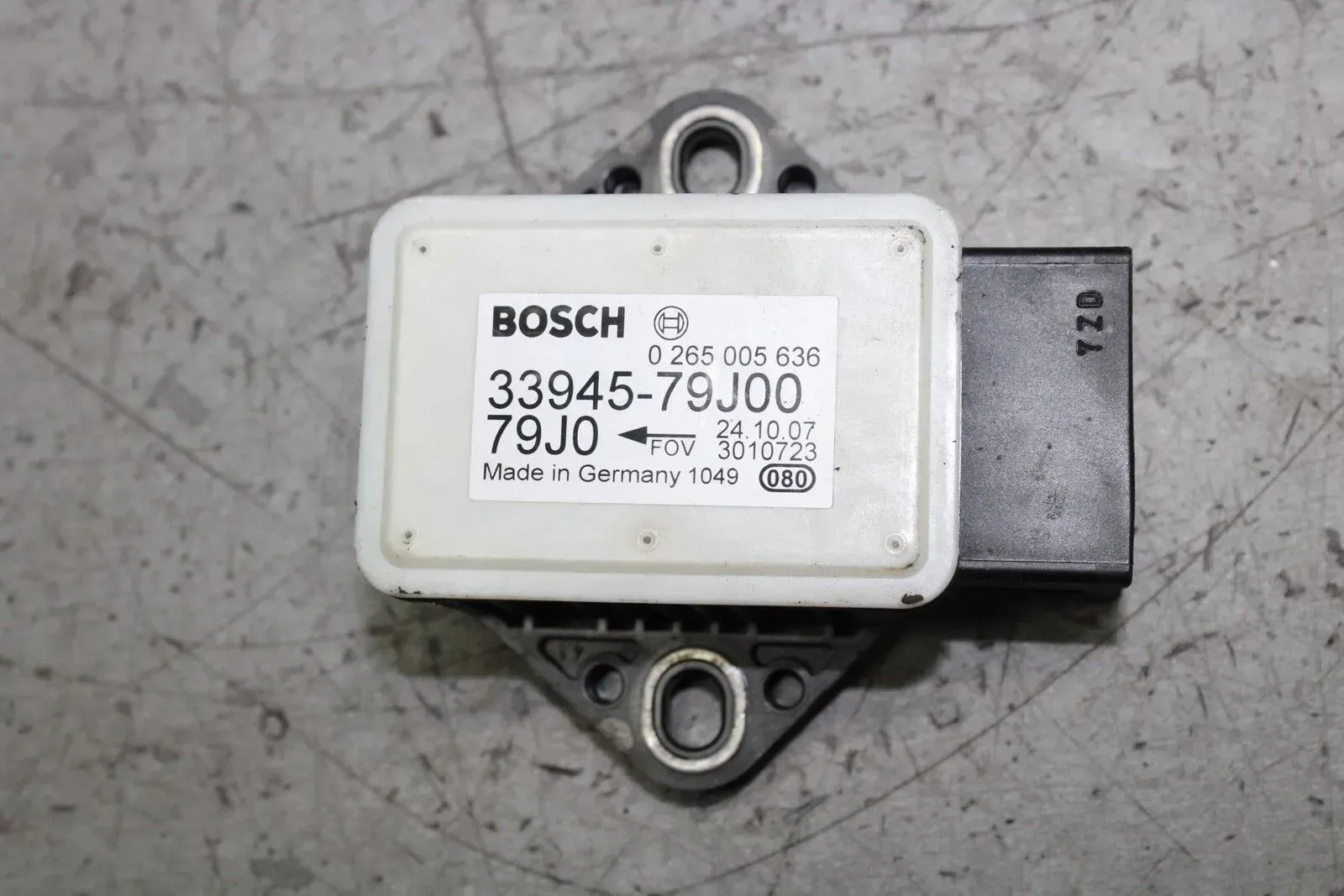 Sensor ESP Drehratensensor 33945-79J00 Bosch 0265005636 Suzuki SX4 GY Bj.08 - Bild 1