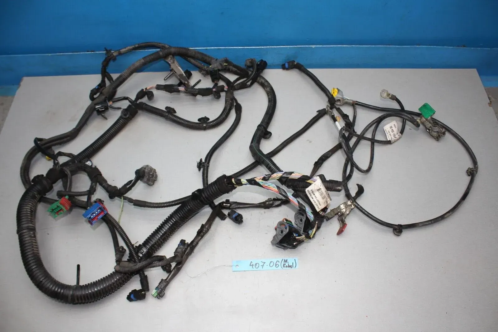 Motorkabelbaum Motor Kabelbaum Leitung 9660390780 Peugeot 407 6D 2.0 Benzin Bj06 - Bild 1
