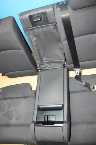 Rücksitzbank Rücksitz Sitz hinten Teilleder BMW 3er E46 325i Touring Bj.01 - Bild 4