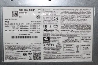 5H0035820P Steuergerät Informationselektronik Bluetooth Navigation VW Multivan - Bild 5