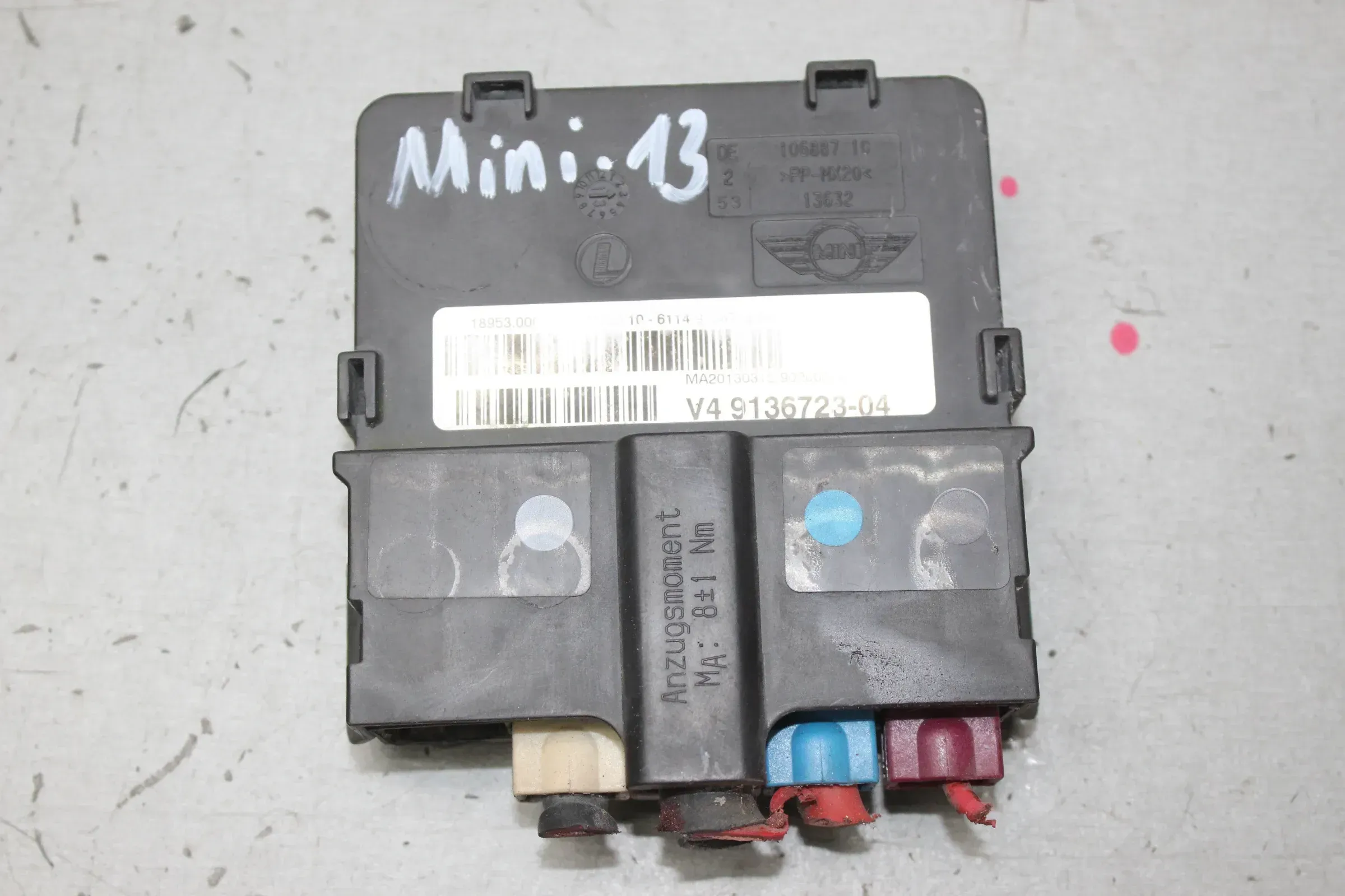 Steuergerät Batterie Modul Relais 9136723 MINI Cooper R58 Bj.13 - Bild 1