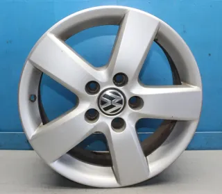 1x Alufelge 16 Zoll 6,5Jx16 ET50 LK 5x112 1T0601025G VW Touran 1T1 1T2 Bj.08 (1) - Bild 2