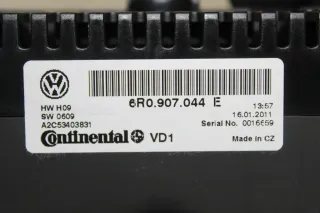 Klimabedienteil Bedienteil Klima Heizung 6R0907044E VW Polo V 6R Bj.11 - Bild 4