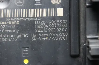 Mercedes Benz W204 Steuergerät Sicherungskasten Zentrallelektrik A2049065302 - Bild 6