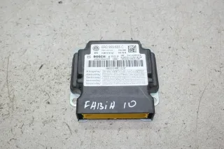 Skoda Fabia 2 II 5J Bj.10 Airbagsteuergerät Airbag Sensor 6R0959655 C 0285010527 - Bild 1