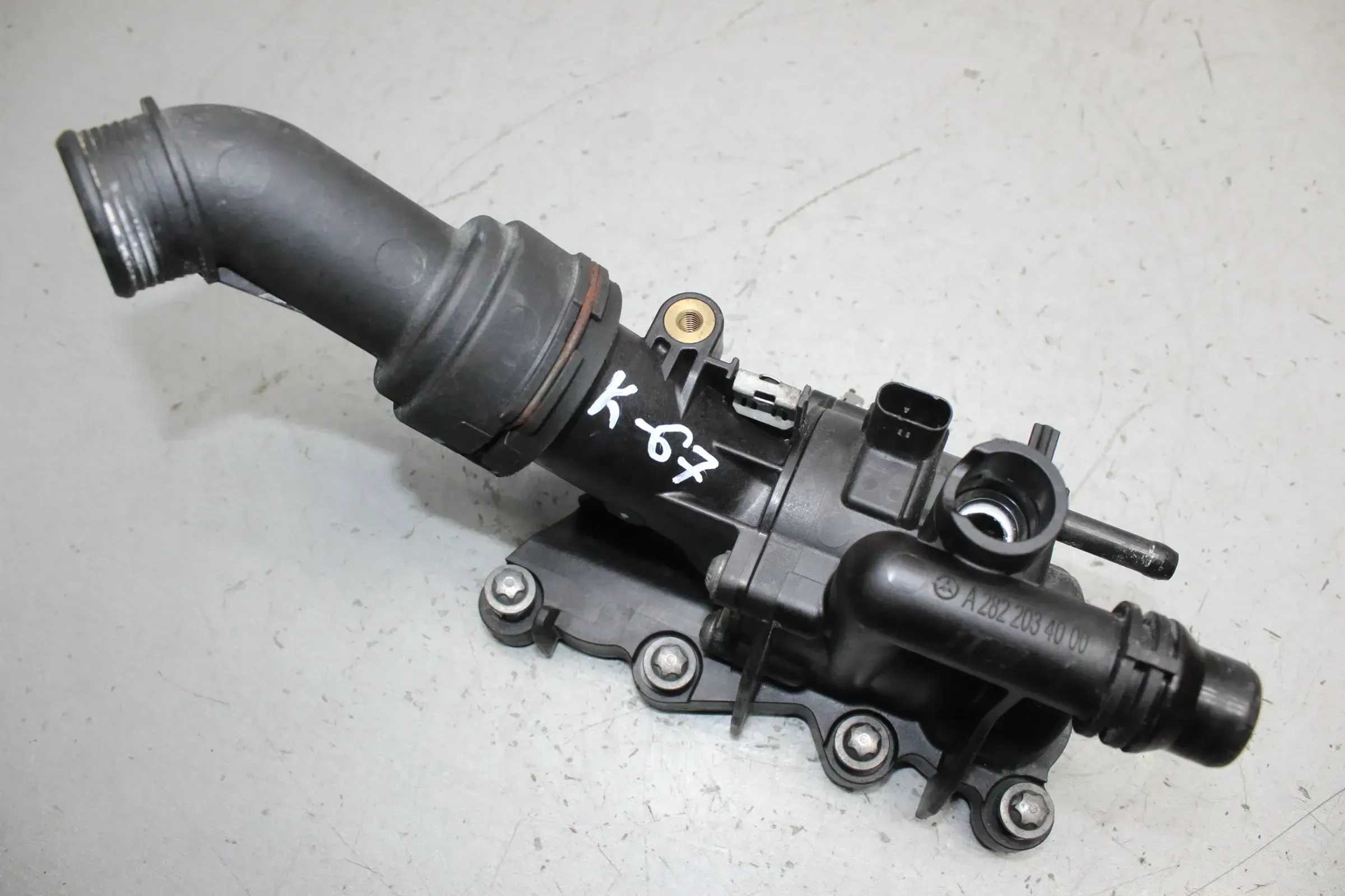 Thermostat Thermostatgehäuse A2822034000 Mercedes Benz M282 - Bild 1