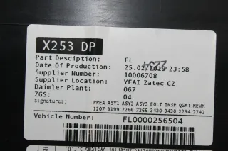 Türverkleidung Türpappe vorne links Mercedes GLC X253 Bj.19 - Bild 9