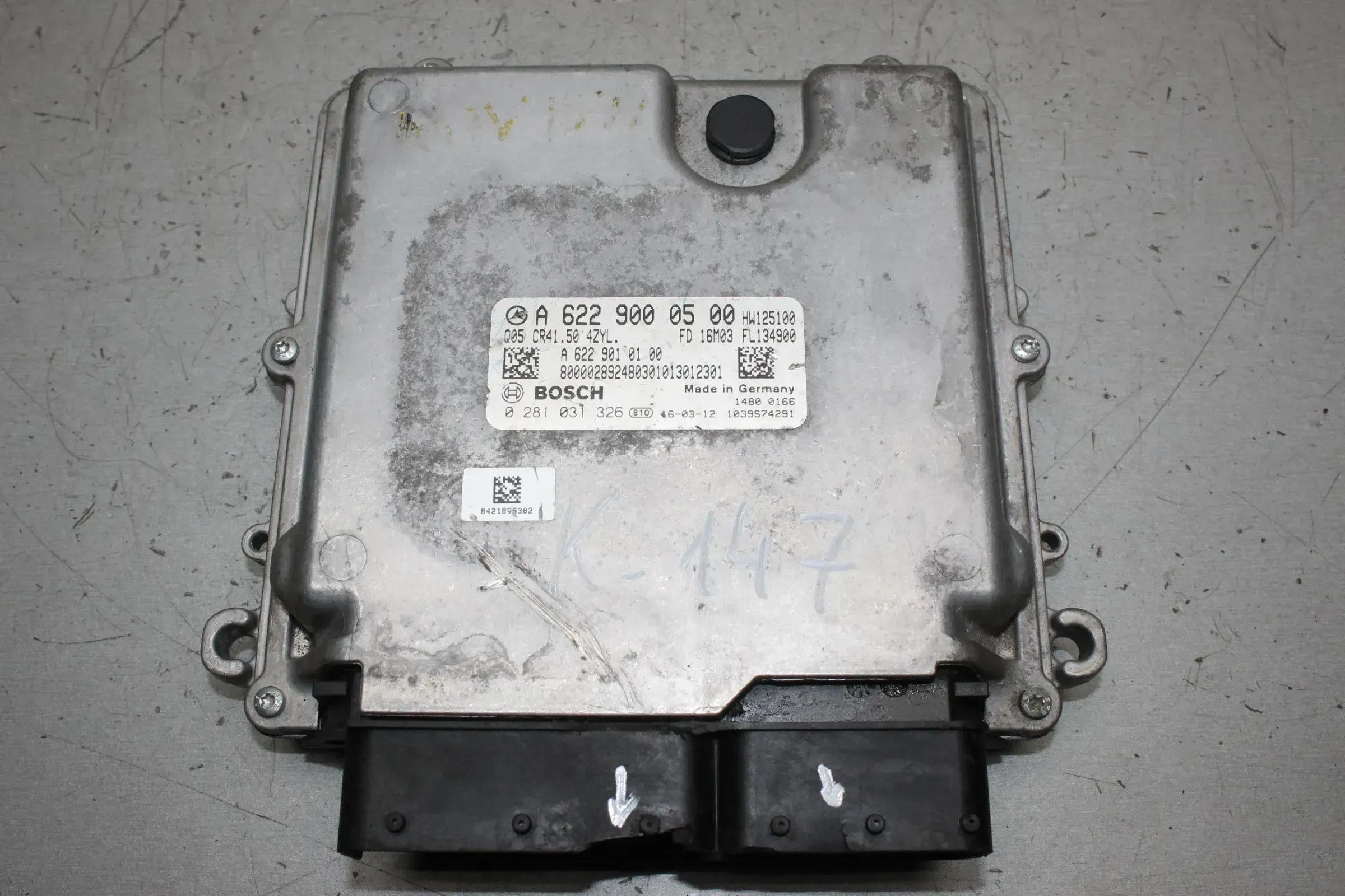 Motorsteuergerät A6229000500 Bosch 0281031326 Mercedes Vito W447 OM 622 - Bild 1
