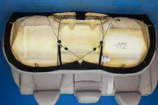 Rücksitzbank Leder Sitz hinten Rücksitz mit Armlehne Peugeot 508 SW I 8E Bj.13 - Bild 6