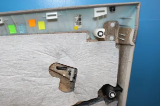 Türverkleidung Türpappe links Leder Oyster/Sandgrau BMW 4er F32 Coupe Bj.14 - Bild 9