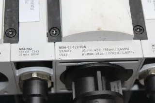 Einschaltventil Druckregler Ventilinsel MS6-EM1-1/2 MS6-EE-1/2-V24 MS3-LRB-1/2-D6-AS - Bild 4