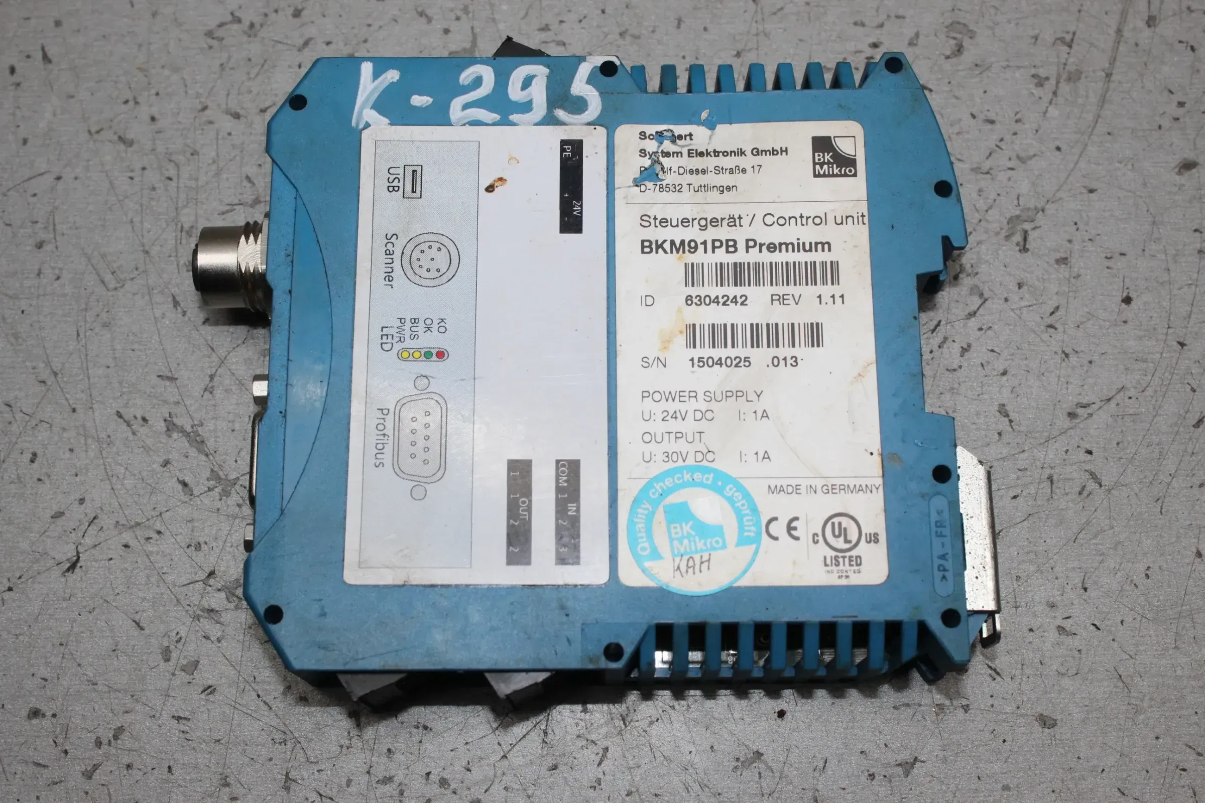 Steuergerät BKM91PB Premium Schubert MSC Controller 6304242 BK Mikro Rev. 1.11 - Bild 1