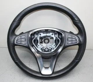 Sport Lenkrad Multifunktion Leder A0004608711 Mercedes Benz GLC X253 Bj.19 - Bild 1