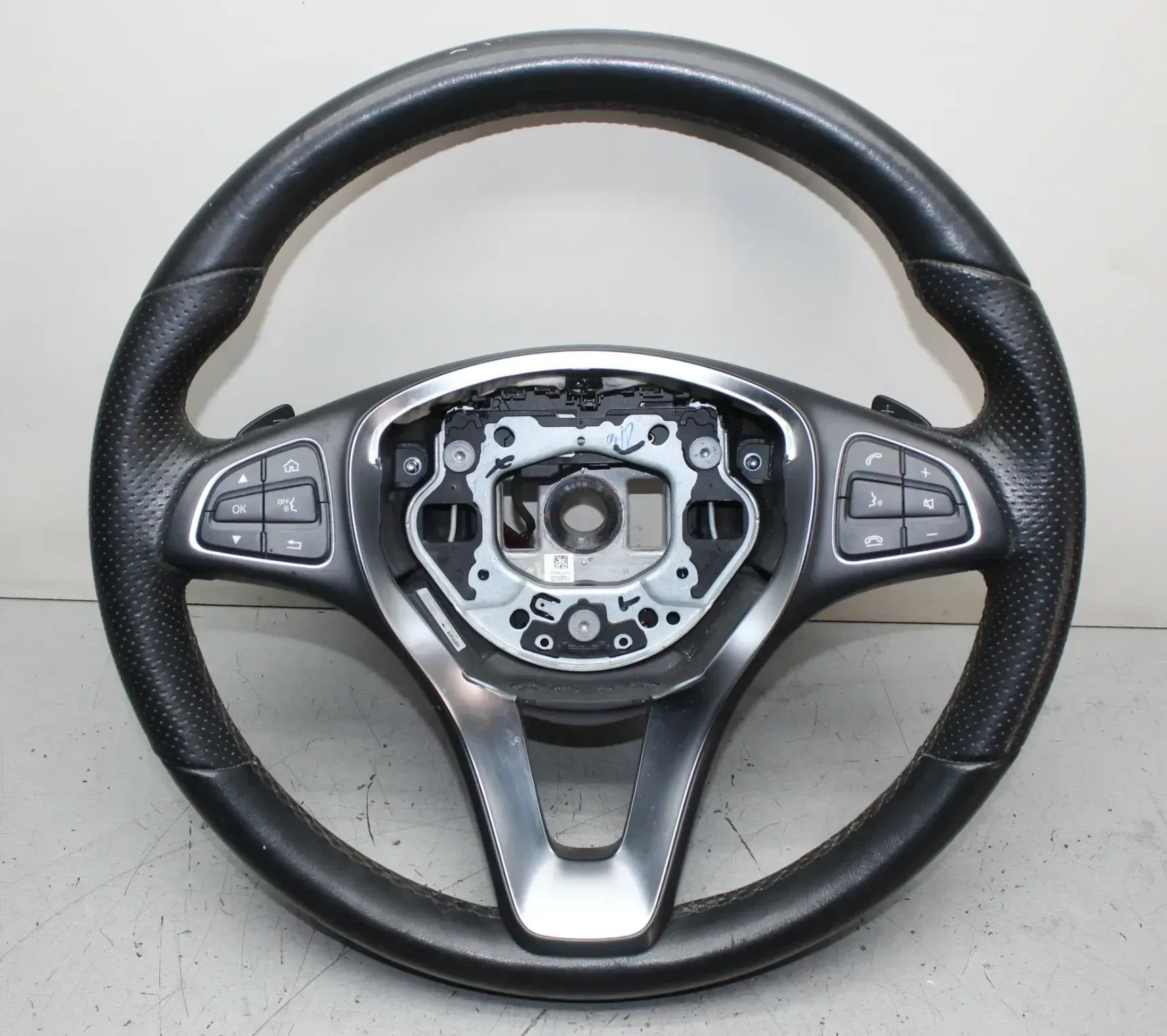 Sport Lenkrad Multifunktion Leder A0004608711 Mercedes Benz GLC X253 Bj.19 - Bild 1