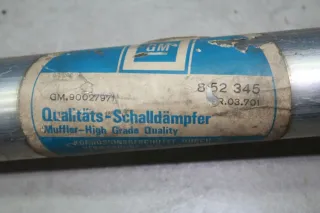 Original Opel GM Auspuff Mittelschalldämpfer Rekord E Caravan 1.7 1.9 - 90027971 - Bild 8