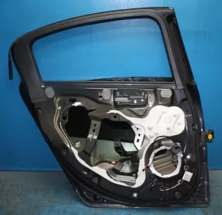 Tür hinten links mit Türscheibe Peugeot 508 I 8D Bj.16 Farbe Schwarz / EEHD - Bild 7