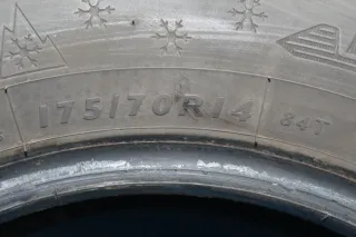 2x Winterreifen Reifen Dunlop Winter Response-2 175/70 R14 88T ca.6,6mm DOT 4419 - Bild 6