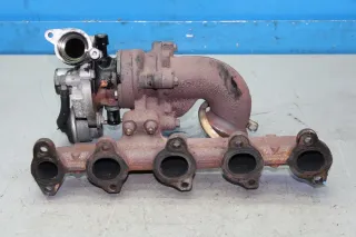 Peugeot 207 WC 1.4 HDi Turbolader Krümmer 54351014861 KA50130120 KP35-487599 - Bild 4