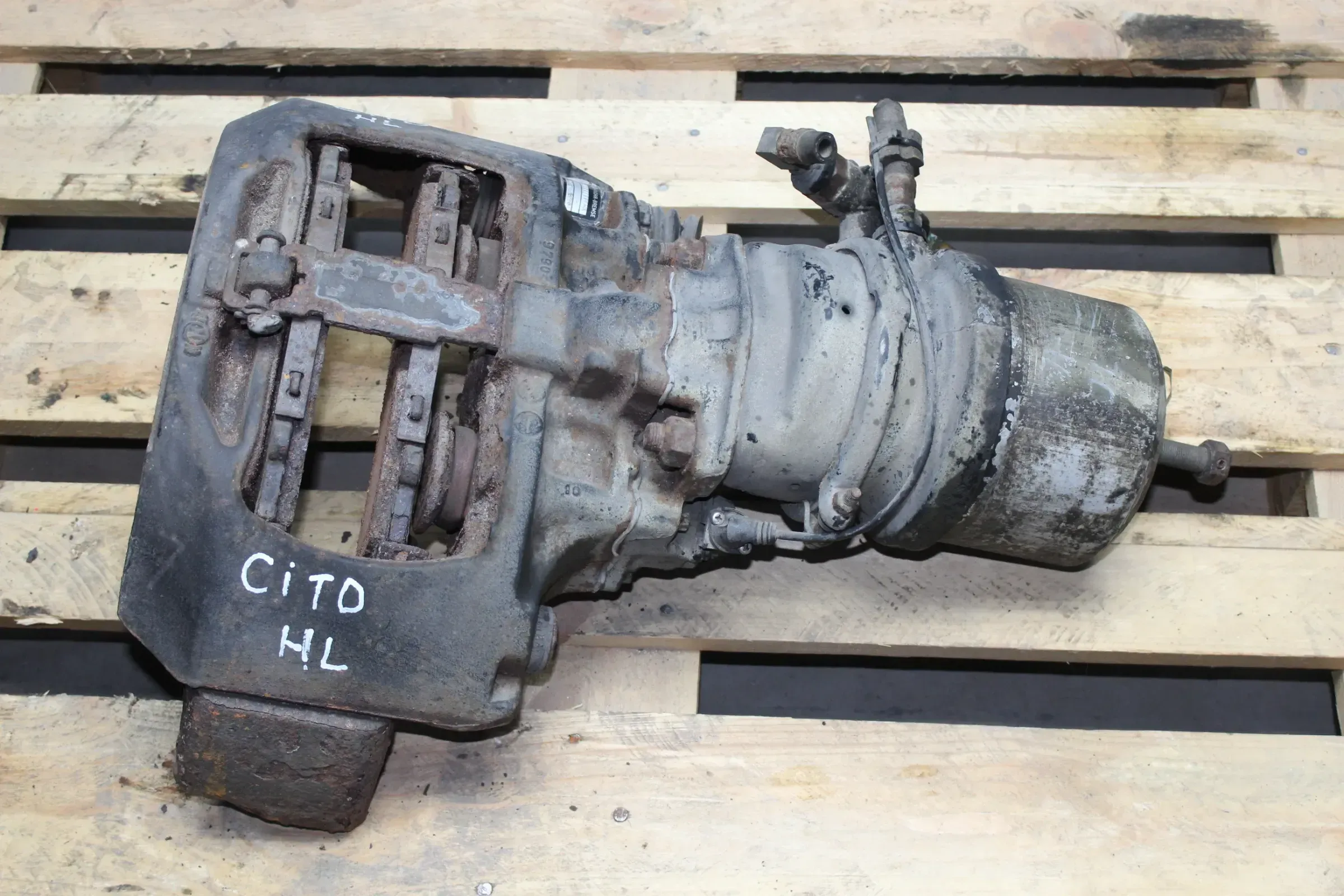 Bremssattel mit Zylinder hinten links Knorr Bremse SB7780 Mercedes Cito Evo Bus - Bild 1