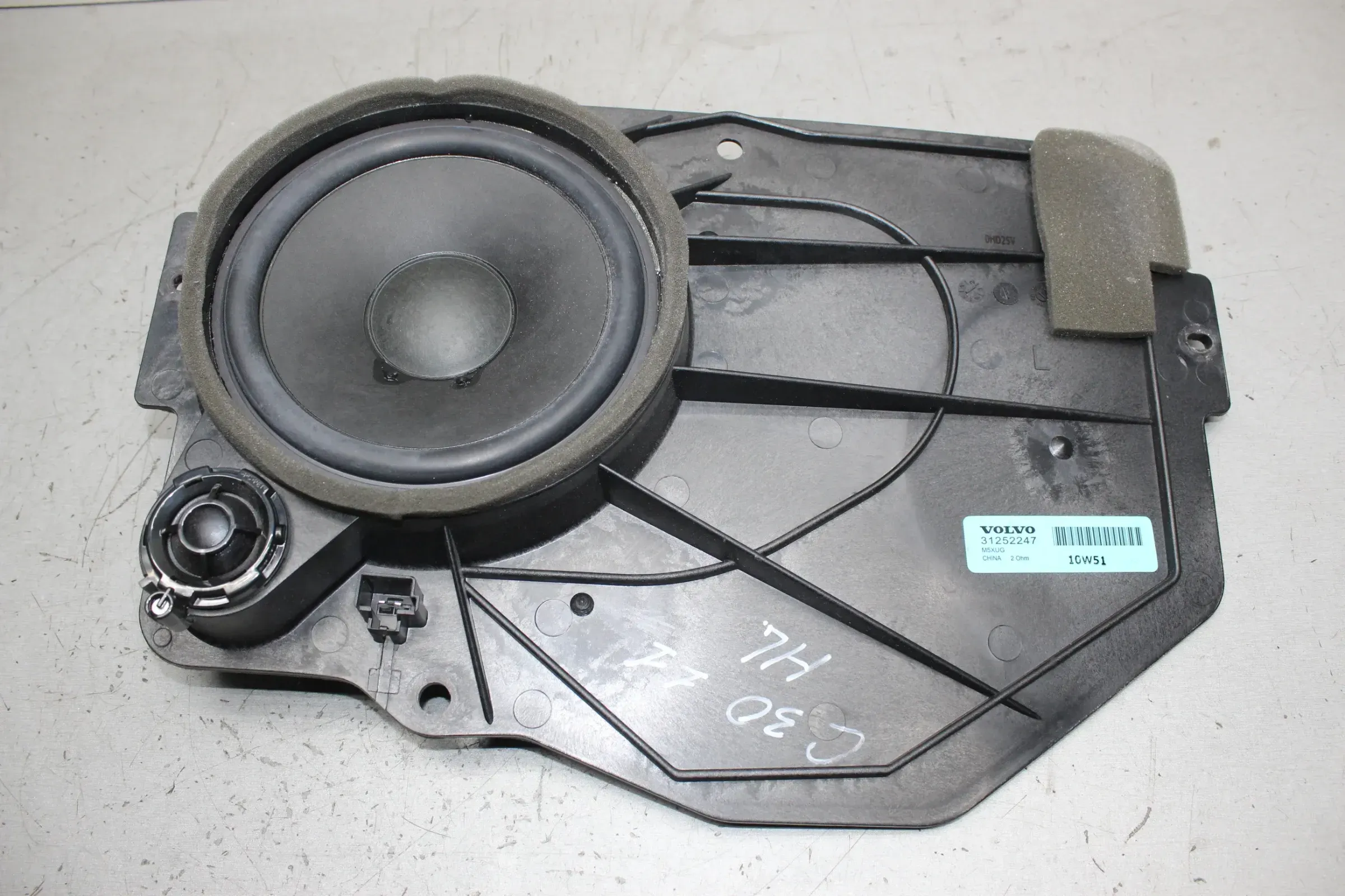 Lautsprecher hinten rechts 31252251 Volvo C30 D4 Facelift Bj.11 - Bild 1