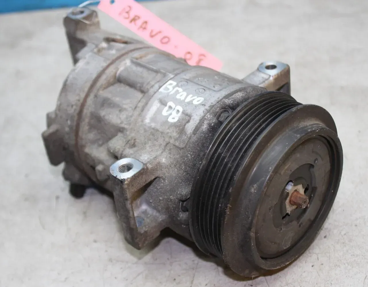 Klimakompressor Klima Kompressor 55701201 Fiat Bravo II 198 1.6D Bj.08 - Bild 1