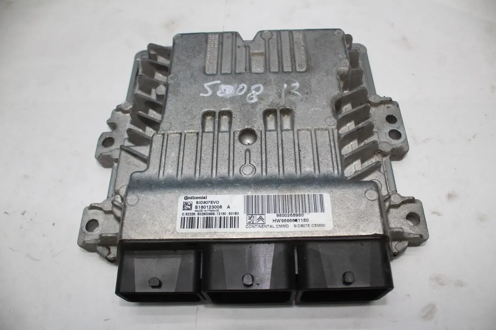 Motorsteuergerät 9800268980 SID807EVO Peugeot 5008 I 0E_ 1.6 HDI Bj.13 - Bild 1