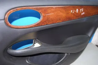 Jaguar XJ 8 Türpappe Türverkleidung Leder Holzdekor hinten rechts - Bild 2