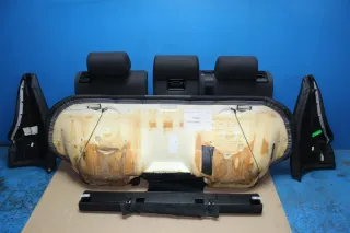Rücksitzbank Rücksitz Sitz hinten Teilleder BMW 3er E46 325i Touring Bj.01 - Bild 9