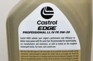 1+1 Liter Castrol Edge Professional LL IV FE Motorenöl 0W-20 ACEA C5 VW 508 00 - Bild 6