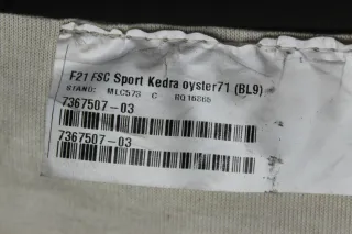 Sitzbezug Sitz vorne links Leder Modul Kopfstütze Oyster BMW 4er F32 Coupe Bj.14 - Bild 10