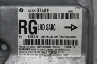 Airbagsteuergerät Steuergerät 04727374AF Chrysler Voyager IV RG GY Bj.07 - Bild 2