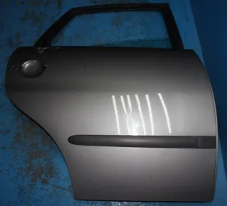 Tür mit Türscheibe hinten rechts 7W7Y Grau Seat Ibiza III 6L Bj.08 - Bild 2